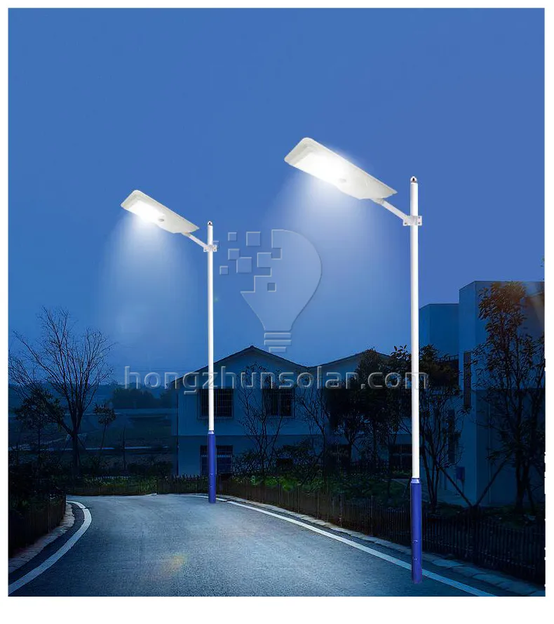 300W-600W étanche IP65 extérieur intégré rue lumière solaire à LED