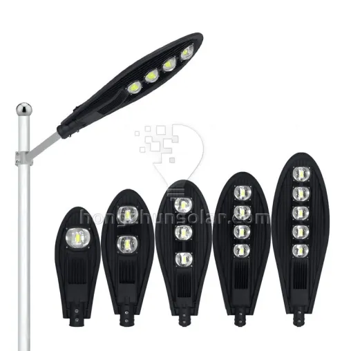 50W à 250W LED réverbères extérieurs étanche IP65 SMD cellule photoélectrique en aluminium moulé sous pression haute performance