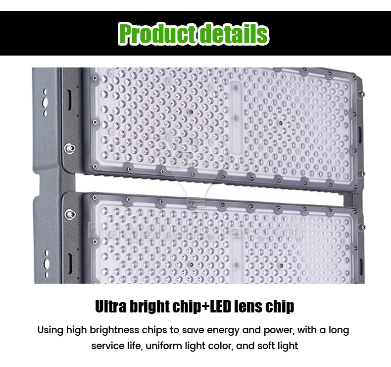 L'aluminium imperméable 200w-1200w d'entrepôt extérieur de stade de tunnel d'IP65 a mené la lumière d'inondation