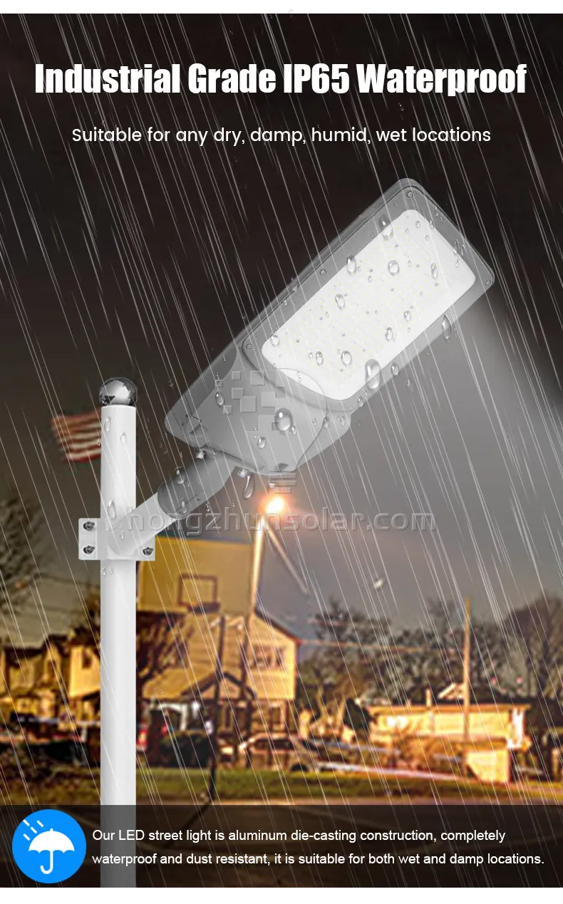 La route extérieure en aluminium étanche IP65 50W-400W SMD électrique a mené le réverbère