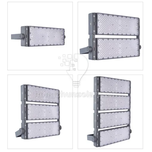 L'aluminium imperméable 200w-1200w d'entrepôt extérieur de stade de tunnel d'IP65 a mené la lumière d'inondation