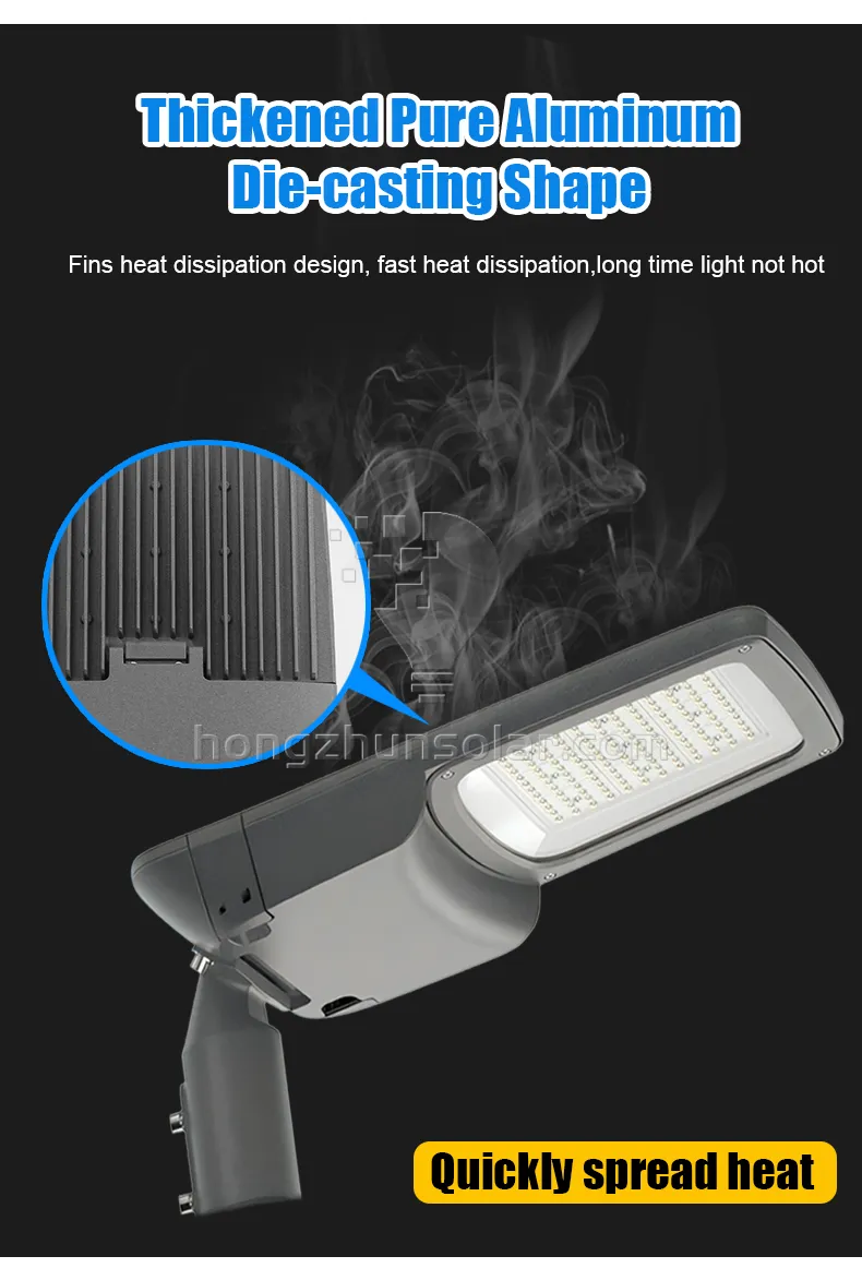 La route extérieure en aluminium étanche IP65 50W-400W SMD électrique a mené le réverbère