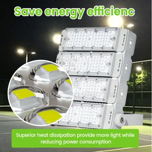 Projecteur LED 100W-600W SMD pour stades sportifs, terrains extérieurs, étanche IP65