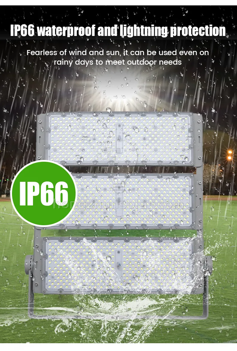 L'aluminium imperméable 200w-1200w d'entrepôt extérieur de stade de tunnel d'IP65 a mené la lumière d'inondation