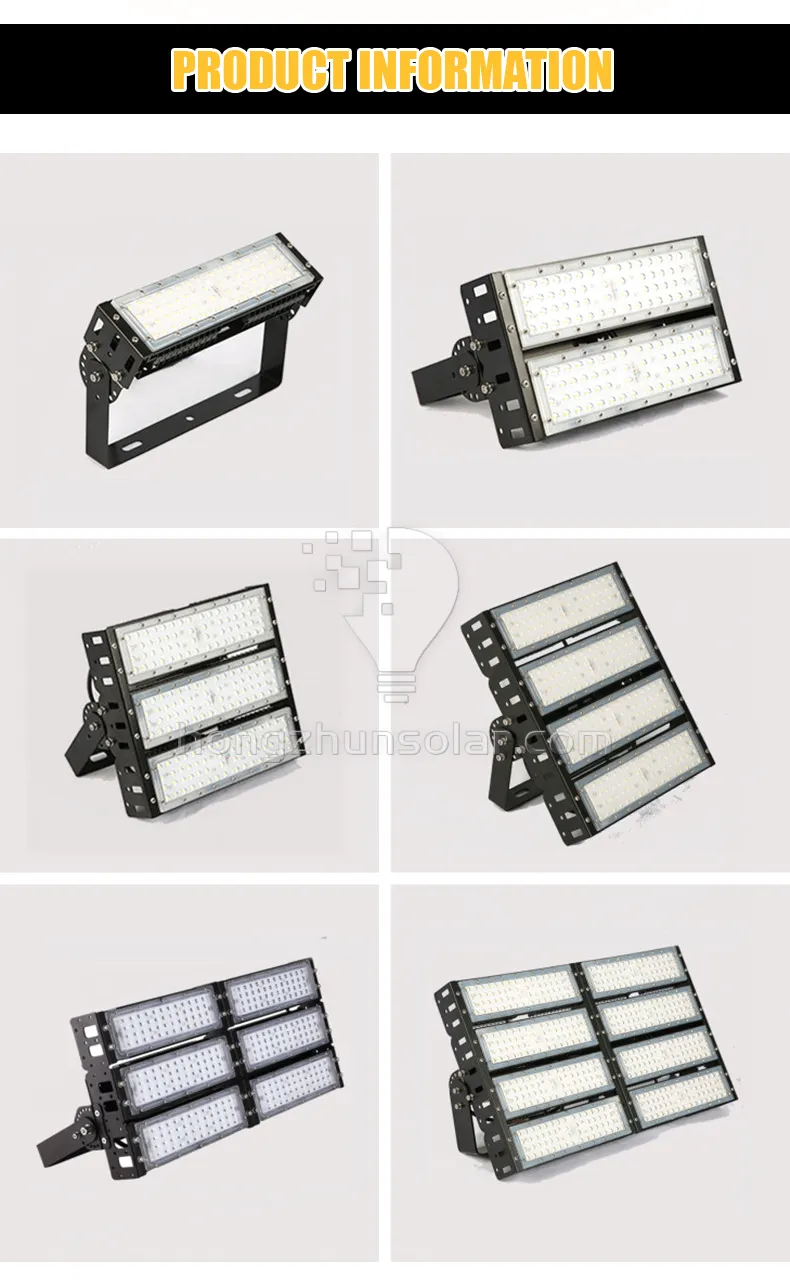 Cour extérieure en aluminium imperméable de stade de lumière d'inondation de LED 100W-600W