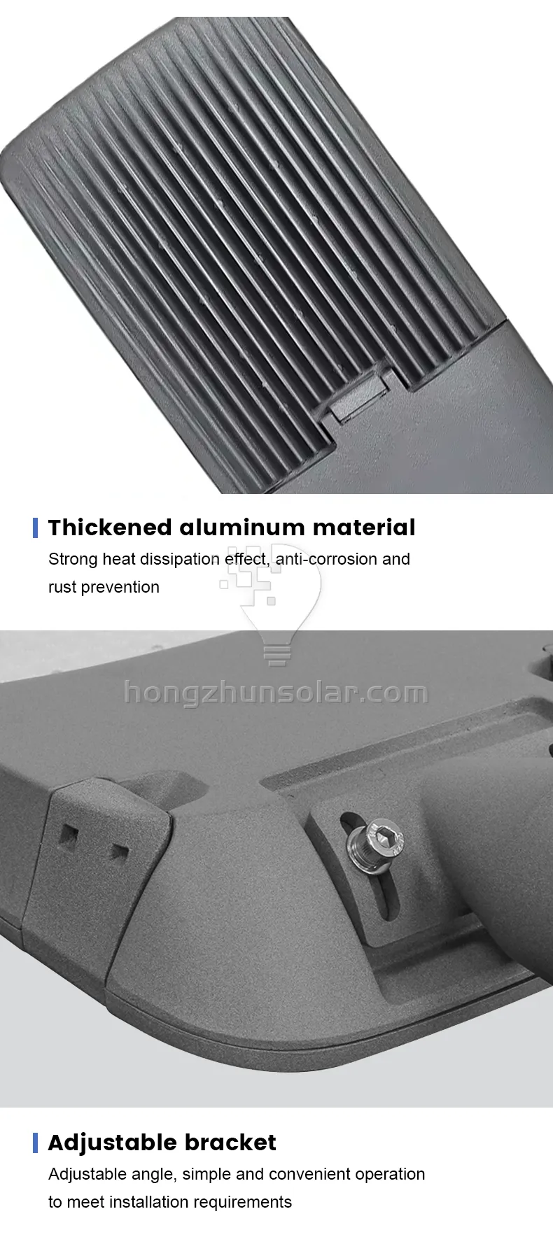 La route extérieure en aluminium étanche IP65 50W-400W SMD électrique a mené le réverbère