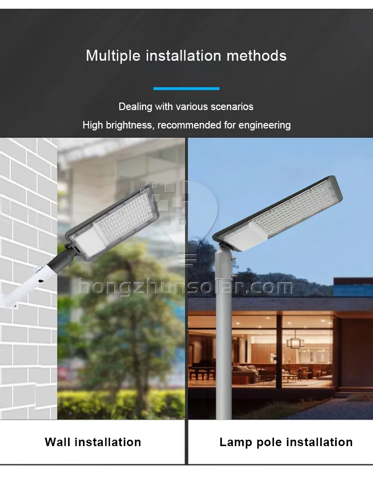 L'éclairage public extérieur étanche IP66 en aluminium 50w-200w Dob a mené le réverbère