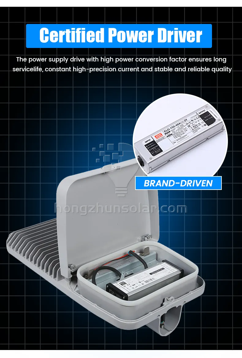 Luce stradale a LED impermeabile in alluminio per esterni Ip65 50w-300w con buona dissipazione del calore