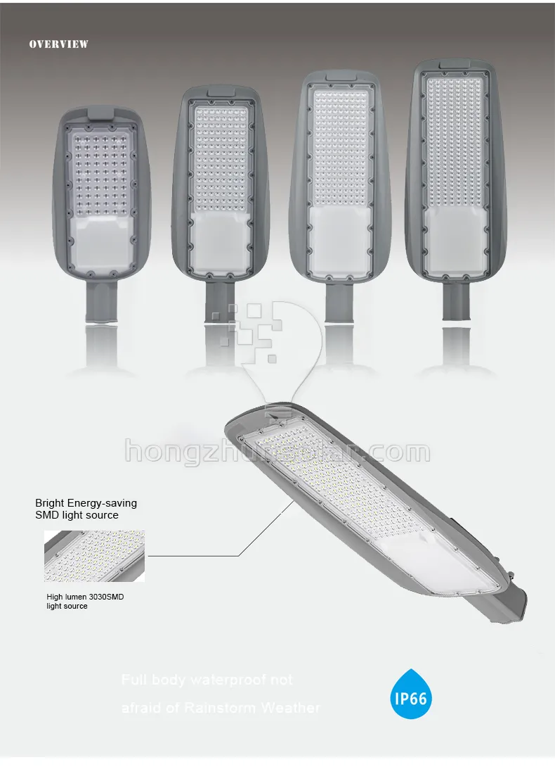 Réverbère mené par C.A. en aluminium extérieur imperméable de la puissance élevée Ip65 Smd 30w-300w
