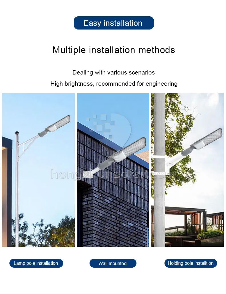 L'aluminium AC 50W-200W IP65 imperméabilisent les réverbères extérieurs de Smd LED