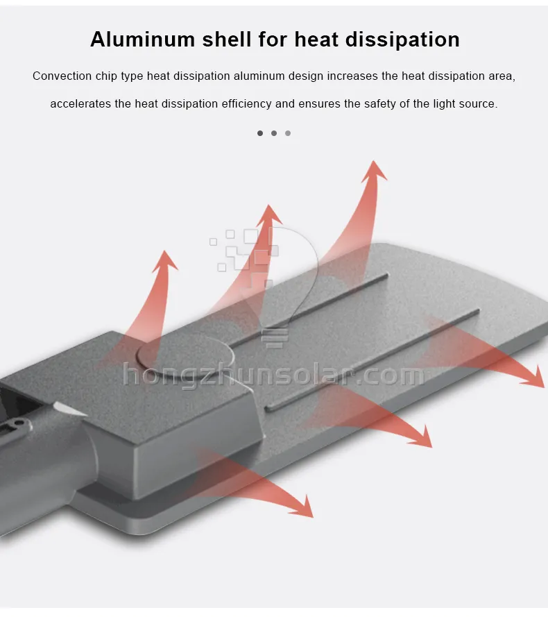 L'aluminium IP66 imperméabilisent les réverbères électriques extérieurs de 50w-300w LED