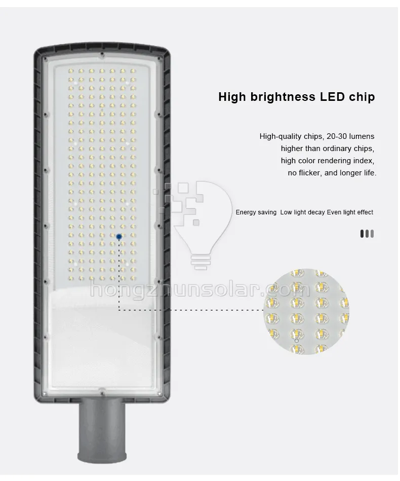 L'aluminium IP66 imperméabilisent les réverbères électriques extérieurs de 50w-300w LED