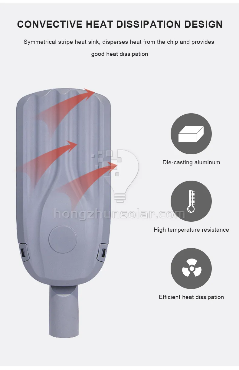 Réverbère extérieur mené par SMD imperméable en aluminium IP65 de route du lumen élevé 40w-300w