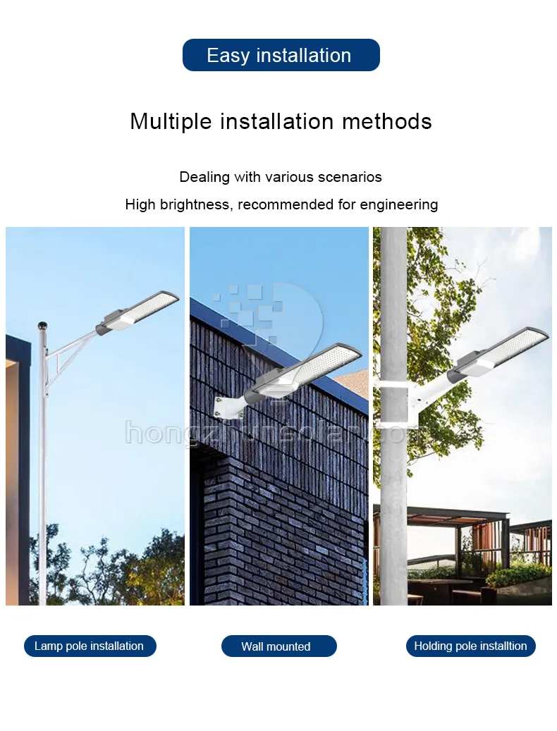 L'aluminium IP66 imperméabilisent les réverbères électriques extérieurs de 50w-300w LED