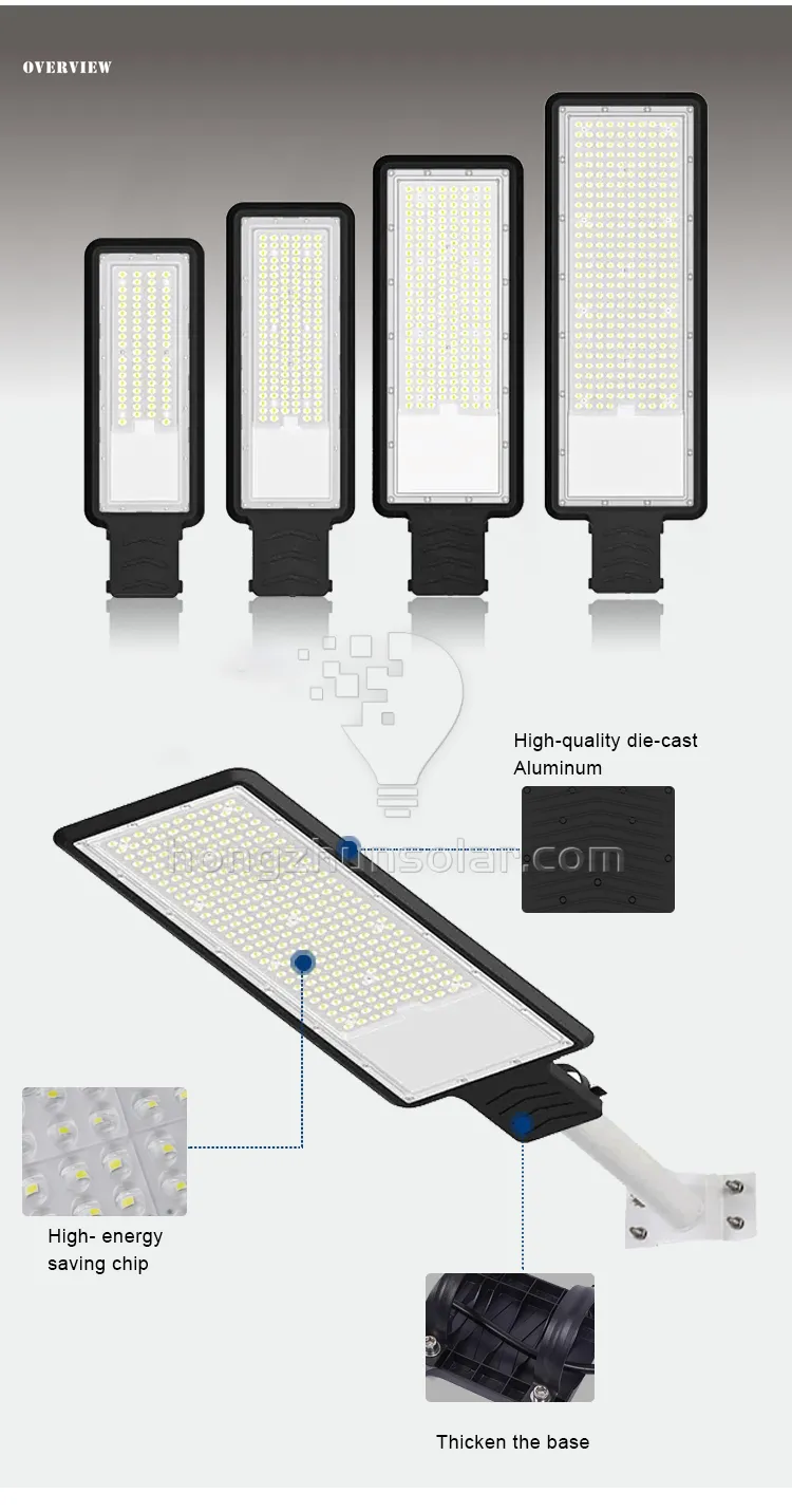 Ip65 imperméabilisent les réverbères menés en aluminium 50w-300w de route publique extérieure de voie
