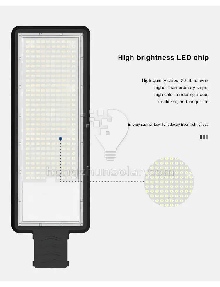 Ip65 imperméabilisent les réverbères menés en aluminium 50w-300w de route publique extérieure de voie
