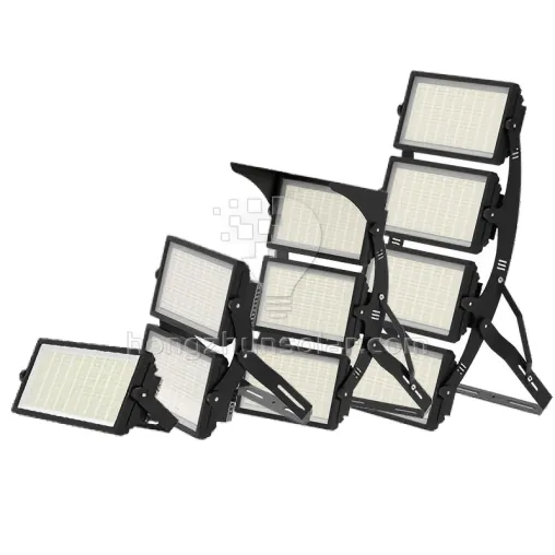 Lampu Banjir LED 200W-400W Super Terang Tahan Air IP65 IP67 SMD Badan Lampu Aluminium untuk Stadion Sepak Bola Lampu Banjir Luar Ruangan