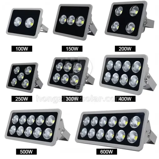 La lumière superbe lumineuse de stade de jardin 100w 200w 300w 500w 800w 1000w Ip66 imperméabilisent la lumière d'inondation extérieure de stades de sport de Cob