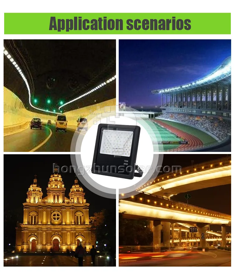 Projecteur LED SMD en aluminium étanche pour jardin extérieur