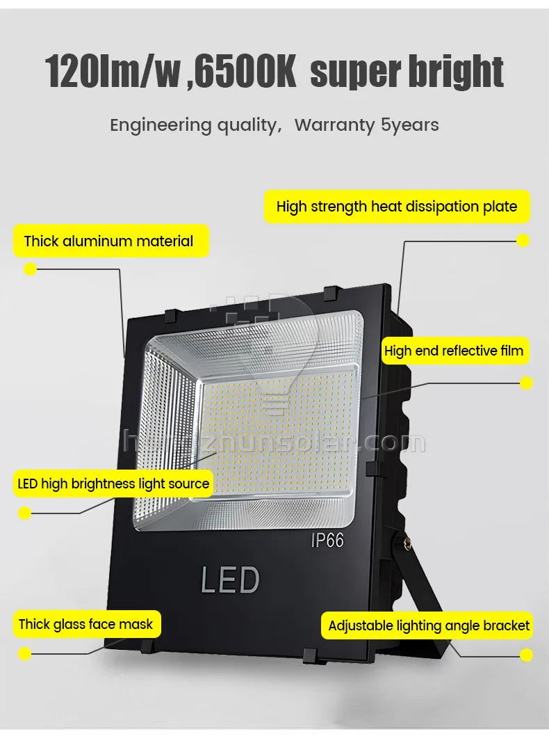 Luminaire d'inondation LED de remplacement 400 W