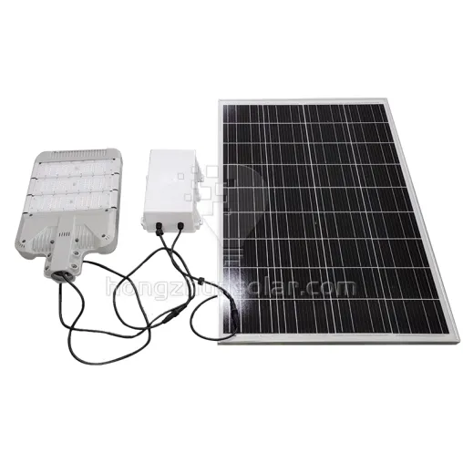 Lampe de route solaire à haute lumen, étanche IP65, Modules de lampadaire solaire LED fendus en aluminium 30W-400W pour Application sur place de route