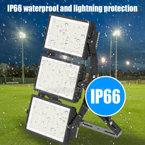 Lampu Banjir LED 200W-400W Super Terang Tahan Air IP65 IP67 SMD Badan Lampu Aluminium untuk Stadion Sepak Bola Lampu Banjir Luar Ruangan