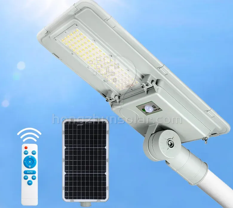 300W IP66 extérieur tout en un réverbère solaire à LED