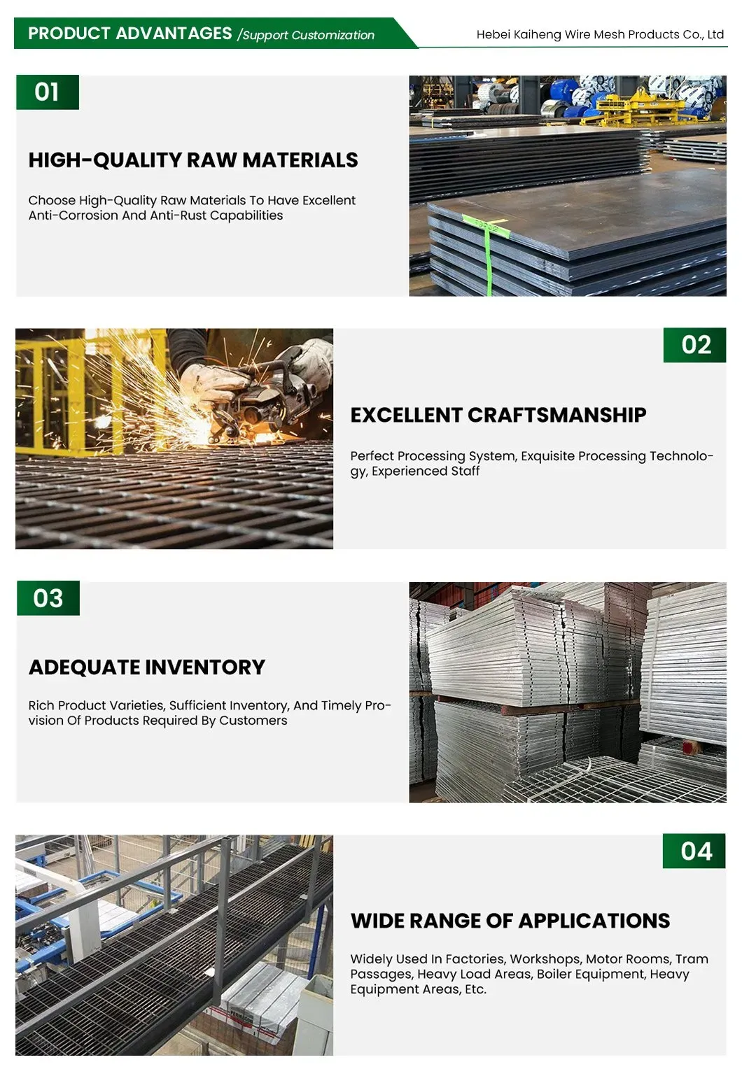Affordable Galvanized Steel Grating Prices - Durable Fan-Shaped Bar ...