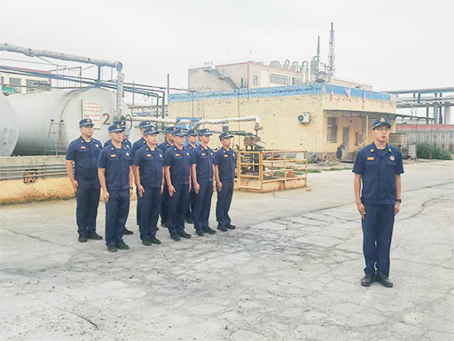 Fire brigade organizes training drills in factories