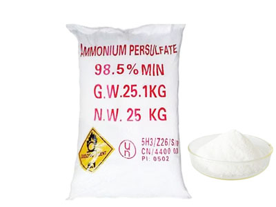 Sodium persulfate drying