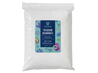 Potassium bicarbonate drying