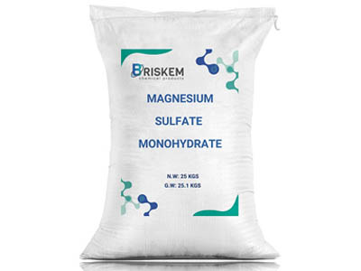 Magnesium sulfate monohydrate drying