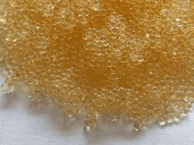Ion exchange resin drying
