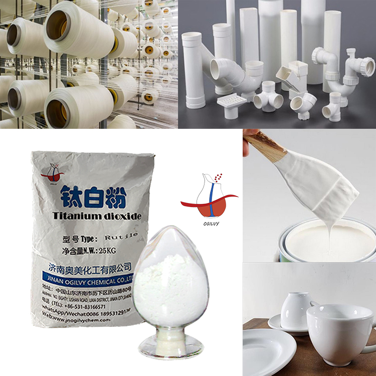 What is the difference between titanium dioxide produced by different processes?