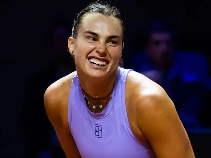 Sabalenka Takes Photo of Disputed Ball Mark During Stuttgart Quarter-Final Win