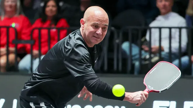 Tennis Legend Andre Agassi Teams Up with No. 1 Pickleball Star Anna Leigh Waters for Pro Debut at U.S. Open