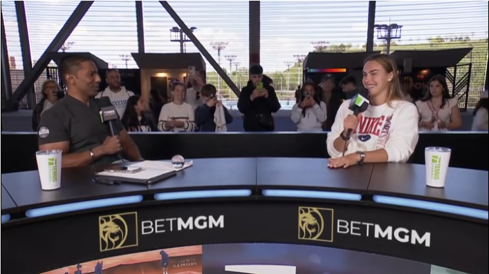 Aryna Sabalenka Thanks Brazilian Fans After Madrid Comeback Win | 2025 Mutua Madrid Open