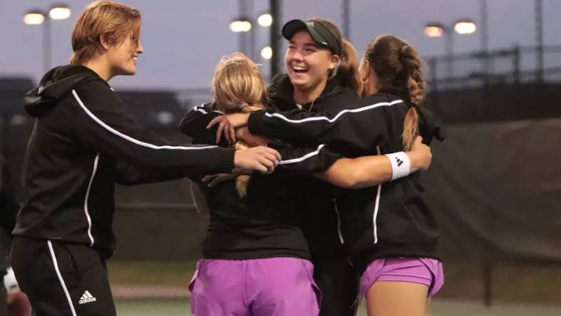 North Alabama Women’s Tennis Rallies to Historic 4-2 Victory Over Middle Tennessee in NIT Opener