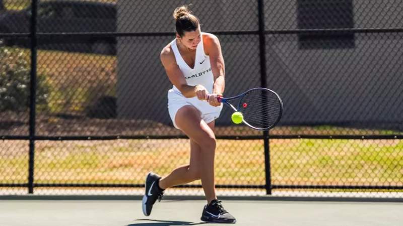Charlotte Women’s Tennis Advances to NIT Final After Dominant Win Over North Alabama