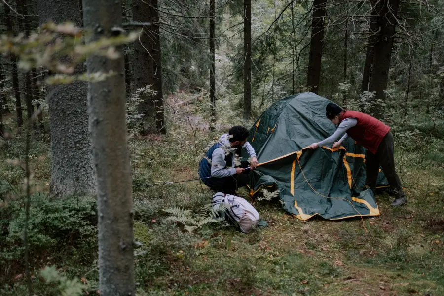 What is a pop-up tent?
