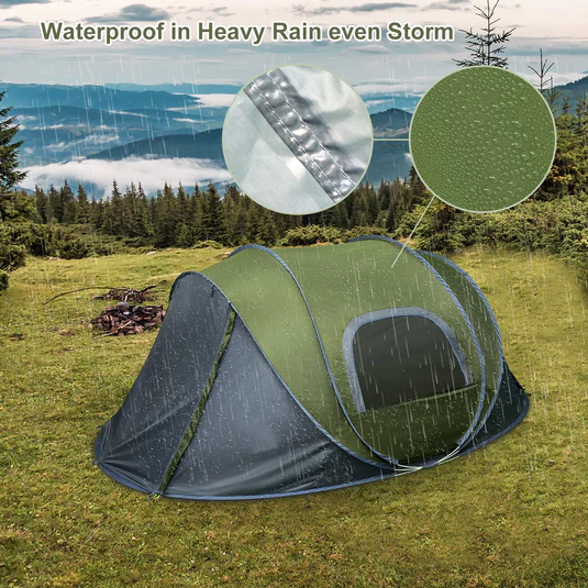Are tents 100% waterproof?