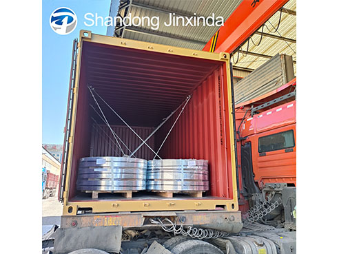 Goods Successfully Packed and Ready for Shipment – Galvanized Steel Coils (GI) Heading to Port