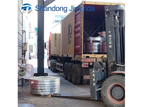 Goods Successfully Packed and Ready for Shipment – Galvanized Steel Coils (GI) Heading to Port