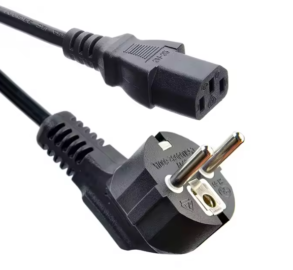 AC cable 2pin 3pin EU US plug