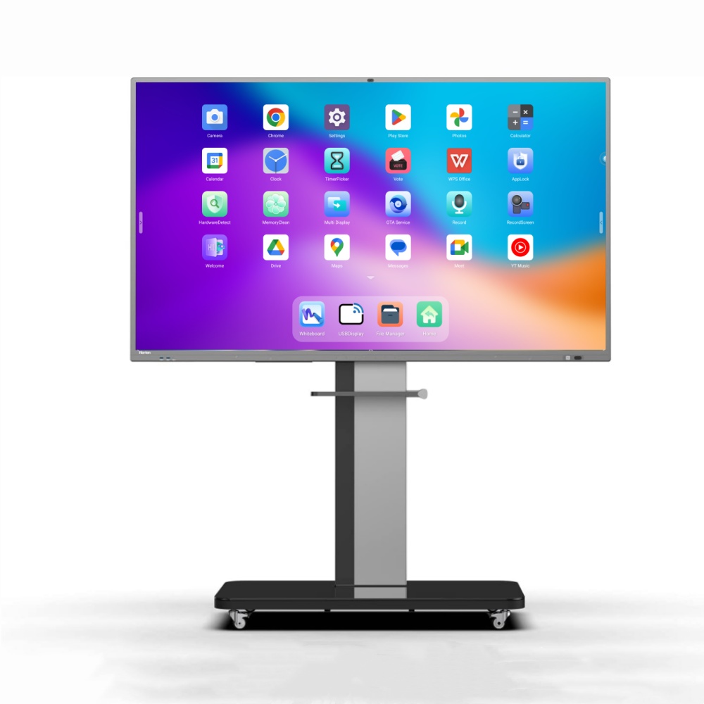 65 inch IR all in one pc multi touch interactive flat panel display