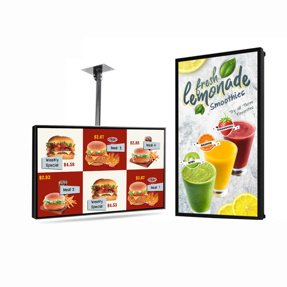 43-Inch Wall-Mount Advertising Screen | Interactive Touch Display for ...