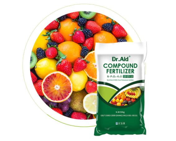 sulfur based Amino Acid black granular compound fertilizer for fruit