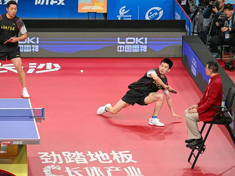 Jinta Floor Technology Supports 2024 Table Tennis Super League | The first phase ended perfectly
