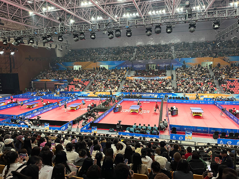 Jinta Floor Technology Supports 2024 Table Tennis Super League | The first phase ended perfectly