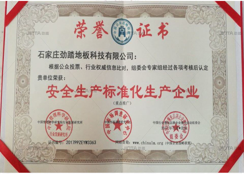 劲踏运动地板荣誉墙